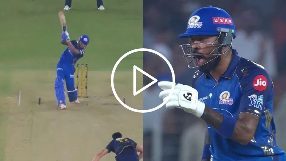 Watch- Tilak Varma Humiliates GT's 150kmph Star; Hardik Pandya's Reaction Goes Viral